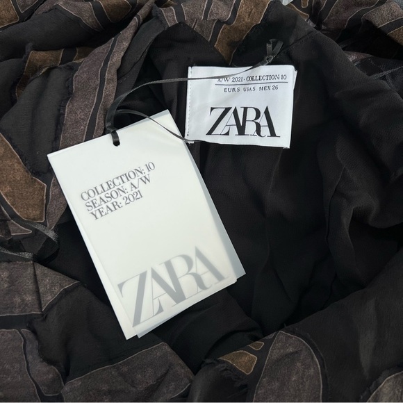 Zara Dress Women Small Limited Edition Studio Store Collection Maxi Midi E - Picture 13 of 16